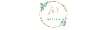 AS3 Medical Spa logo featuring a cursive letter 