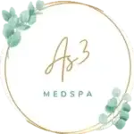 AS3 Medical Spa logo featuring a cursive letter 