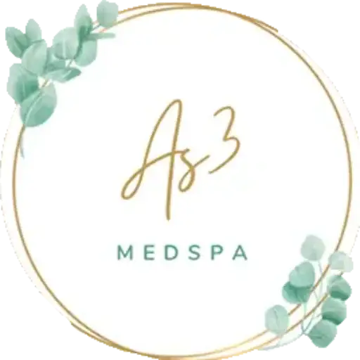 AS3 Medical Spa logo featuring a cursive letter 