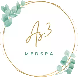 AS3 Medical Spa logo featuring a cursive letter 